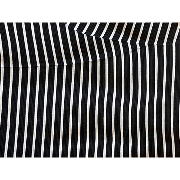 BCBGMAXAZRIA Hendrix Black and White Stripe Knit Blazer XS - Picture 10 of 13